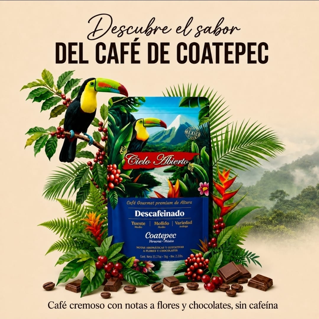 Descafeinado de Coatepec de Cielo Abierto